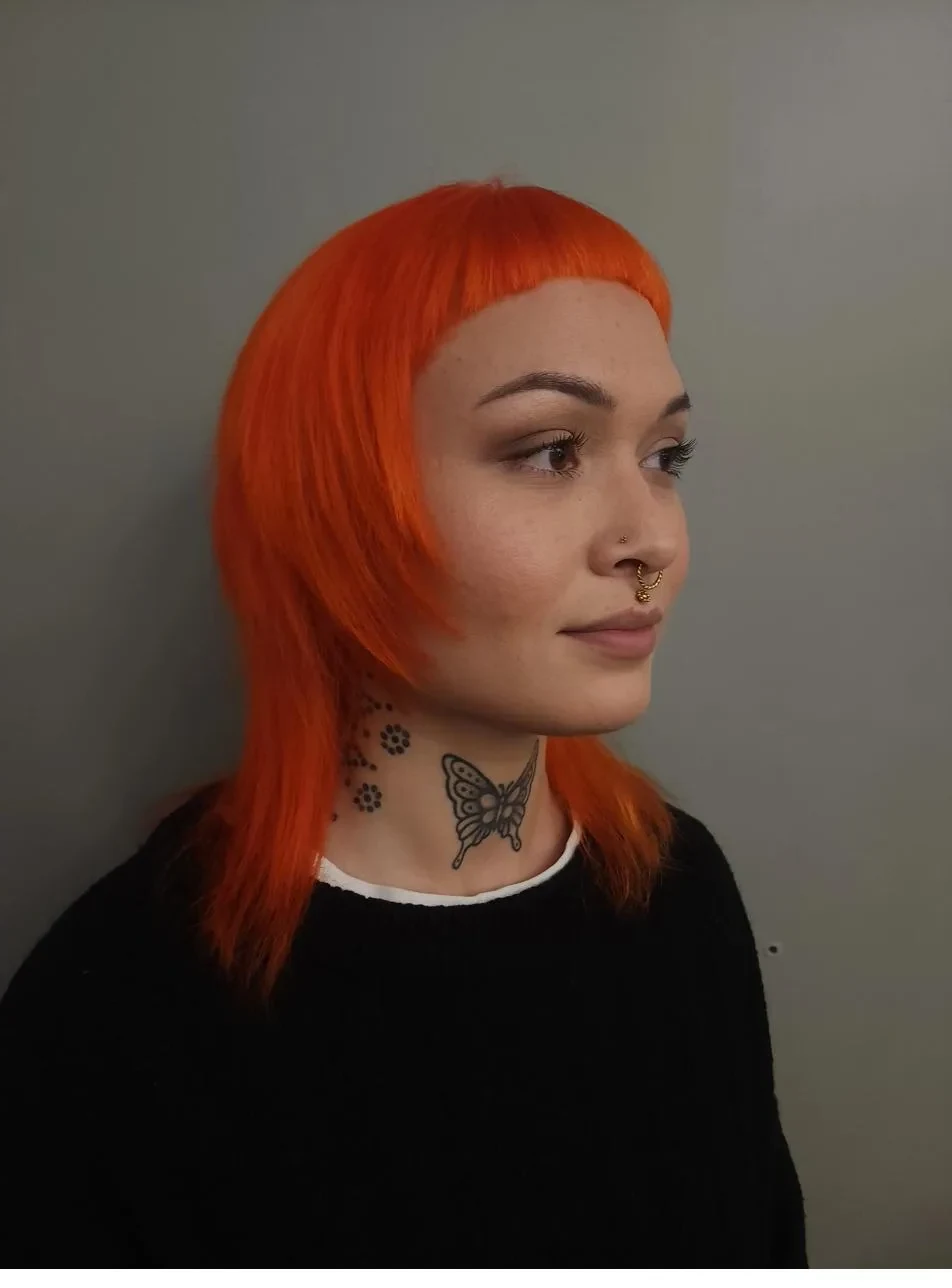 Coloration orange feu Paris