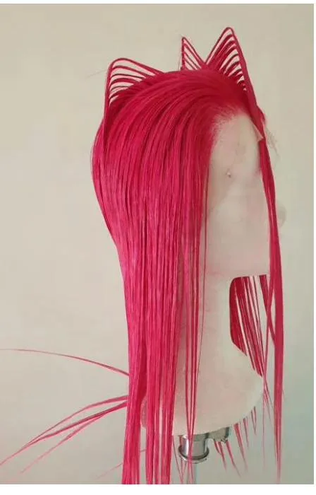 Sculpture capillaire en fibre de polyester — création Élodie Hue hair artist Paris