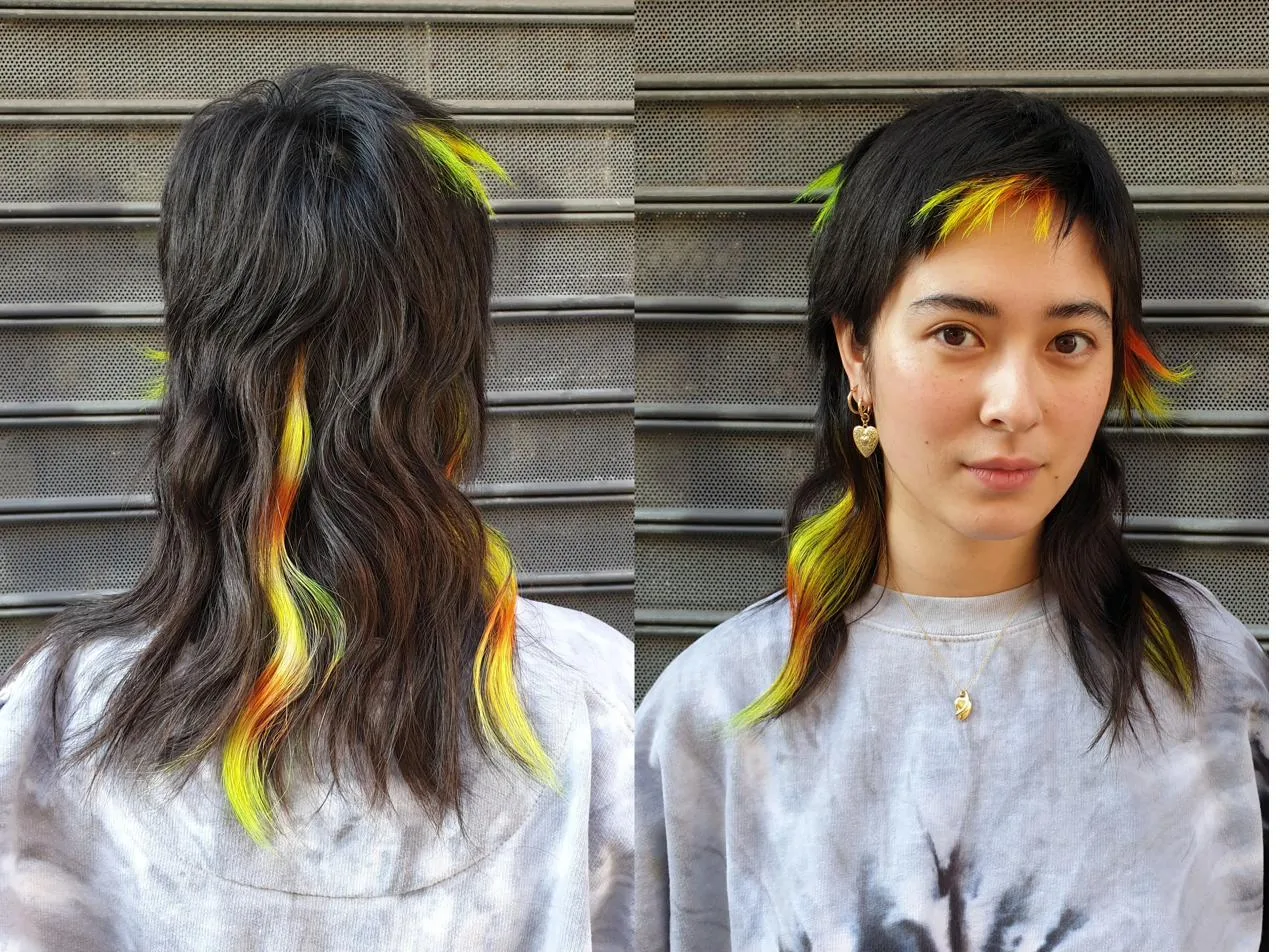 Placement jaune orange base brune Paris